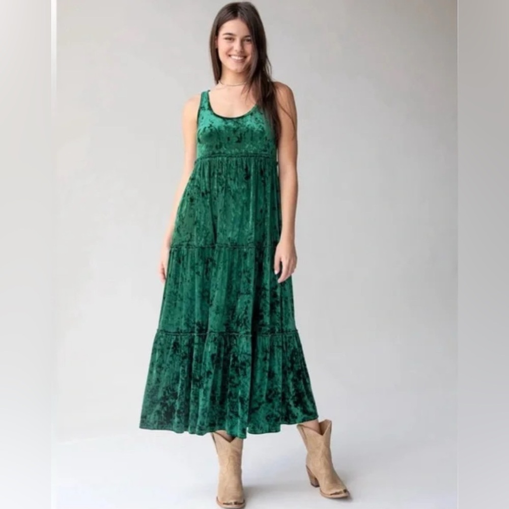 Natural Life Karlie Velvet Dress